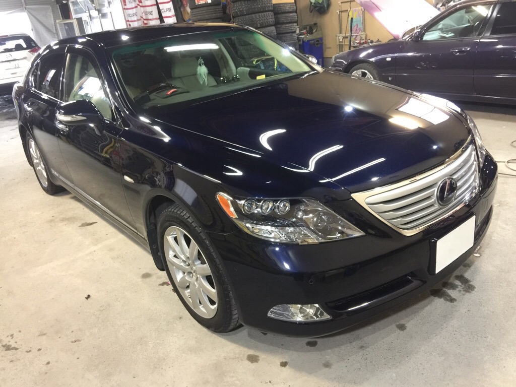 札幌でトヨタ LEXUS LS600のアークバリアを行いました。