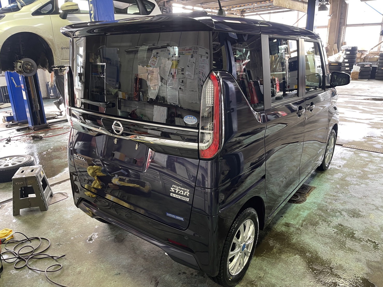 札幌で日産 ルークスのアークバリアWを行いました。