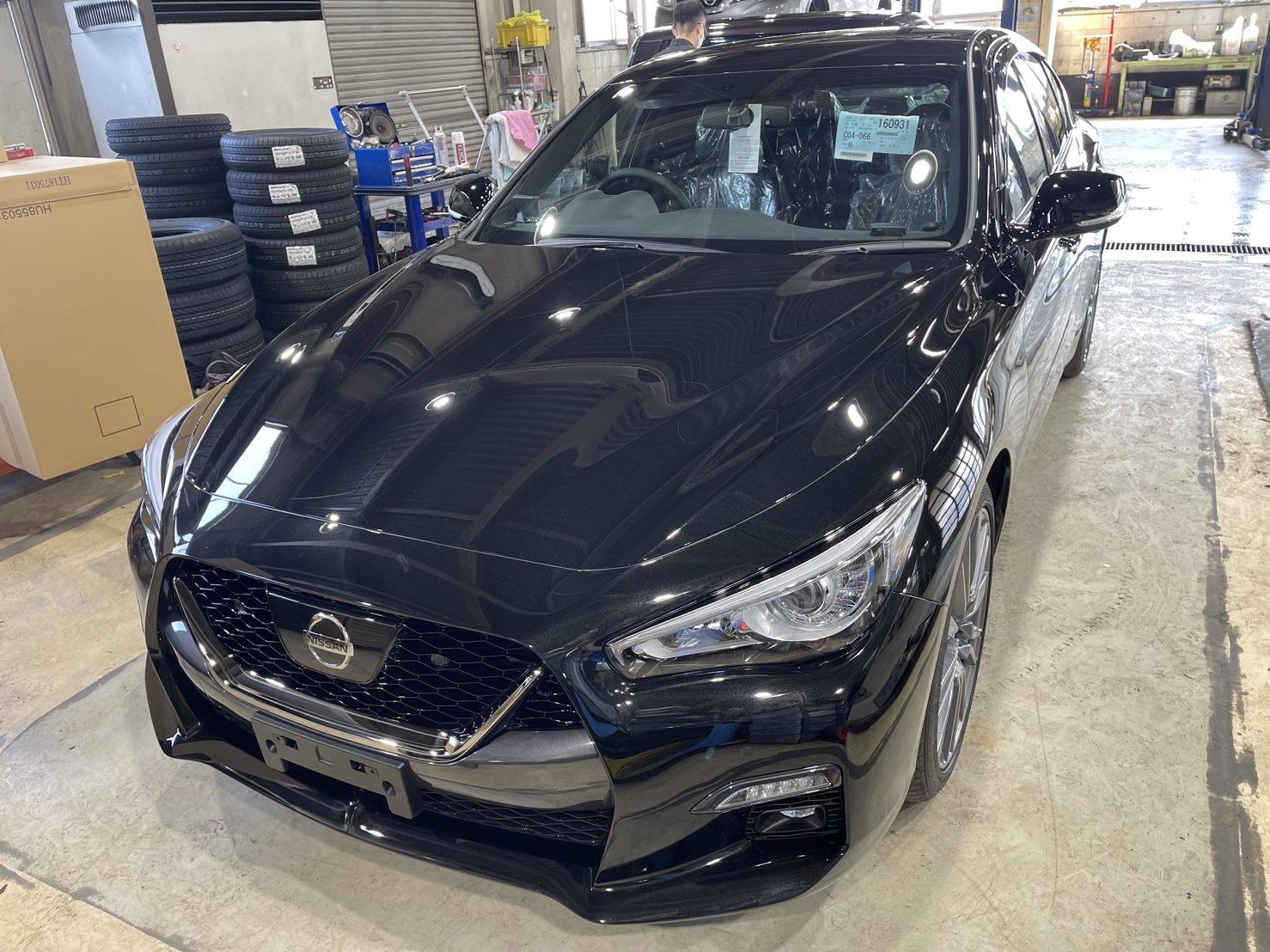 札幌で日産 スカイライン400Rの5イヤーズプレミアム施工を行いました。